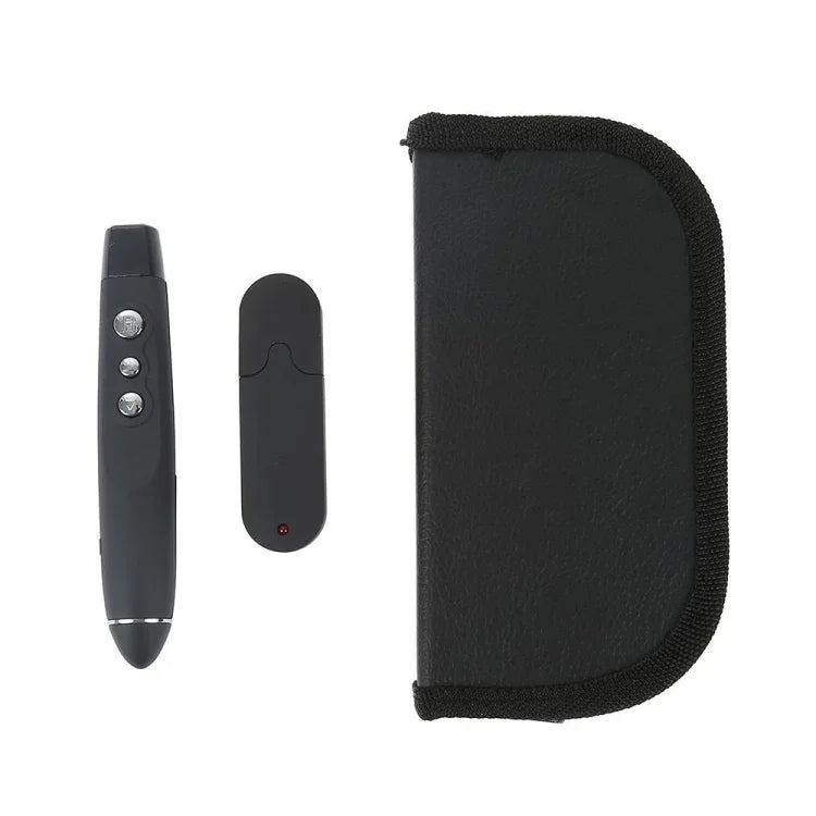 PP-1000 Bút clicker trình chiếu đa phương tiện PowerPoint không dây 2.4GHz RF với con trỏ laser và đầu thu USB