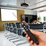 PP-1000 Bút clicker trình chiếu đa phương tiện PowerPoint không dây 2.4GHz RF với con trỏ laser và đầu thu USB