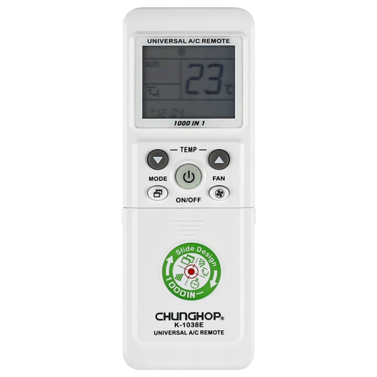 Điều khiển từ xa điều hòa không khí đa năng Chunghop (K-1038E), K-1038E