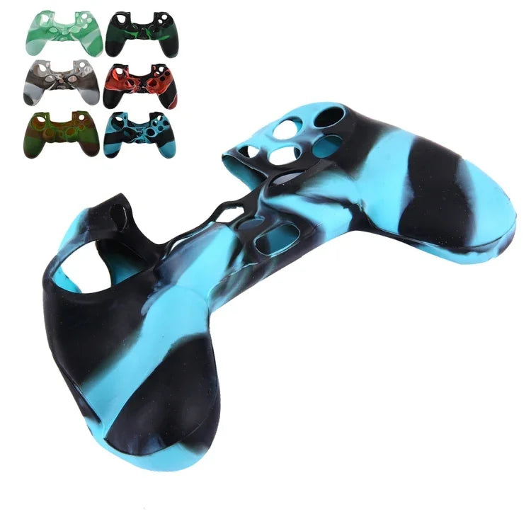 Ốp bảo vệ silicone ngụy trang cho tay cầm PS4, Giao màu ngẫu nhiên, FS-03