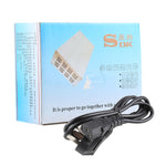 Trạm sạc nhanh 60W 12A với 20 cổng USB, bộ sạc để bàn du lịch