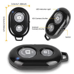 Bộ điều khiển chụp ảnh từ xa Bluetooth 3.0 chip BRCMCOM đa năng, Trắng, Đen
