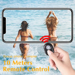 Bộ điều khiển chụp ảnh từ xa Bluetooth 3.0 chip BRCMCOM đa năng, Trắng, Đen