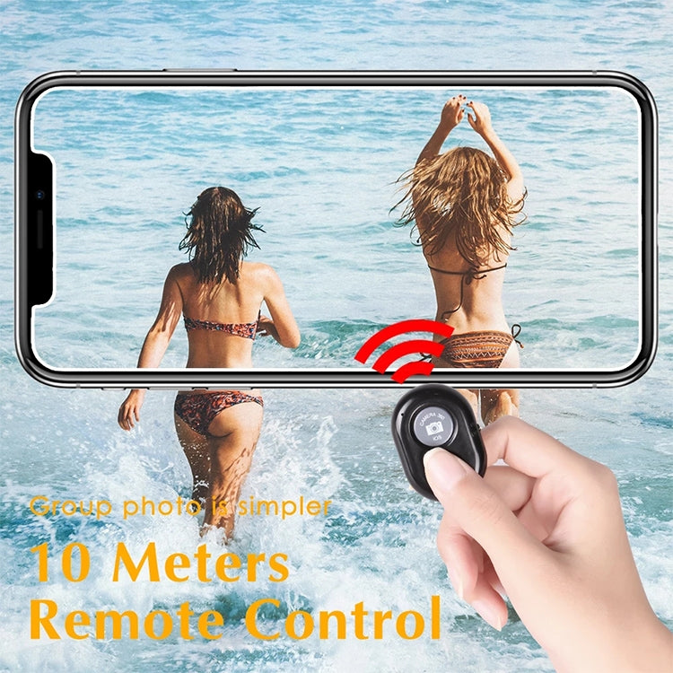 Bộ điều khiển chụp ảnh từ xa Bluetooth 3.0 chip BRCMCOM đa năng, Trắng, Đen