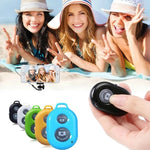Bộ điều khiển chụp ảnh từ xa Bluetooth 3.0 chip BRCMCOM đa năng, Trắng, Đen