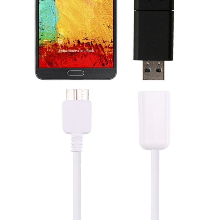 Cáp chuyển đổi OTG Micro USB 3.0 đực sang USB 2.0 cái dài 21cm