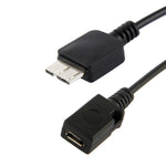 Cáp USB AF sang Micro USB 3.0 + Micro USB 2.0 cho Galaxy Note III / N9000, dài 20cm (Màu đen)