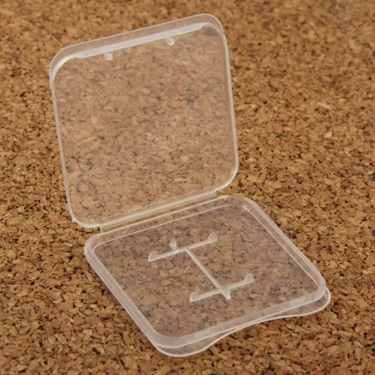 100 hộp nhựa trong suốt đựng thẻ lưu trữ cho thẻ Micro SD (thẻ TF), thẻ TF