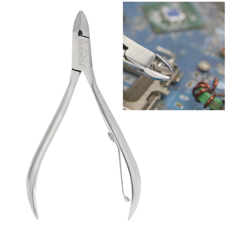 Kìm cắt dây mini chính xác BK-108 Baku bằng thép không gỉ hàm thẳng chất lượng cao, BK-108