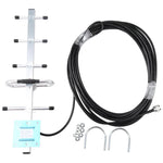 Ăng-ten Yagi GSM 824-960MHZ 12 dBi Đầu nối N Male, Chiều dài cáp: 15m, 824-960MHZ, Đầu nối N Male