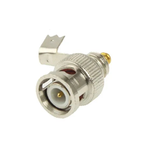 Đầu nối cắm đực BNC uốn cong cho cáp đồng trục, đực BNC