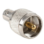 Đầu nối chuyển đổi UG-273 UHF Male Plug sang BNC Female Plug mạ Niken, UHF Male sang BNC Female