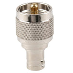 Đầu nối chuyển đổi UG-273 UHF Male Plug sang BNC Female Plug mạ Niken, UHF Male sang BNC Female