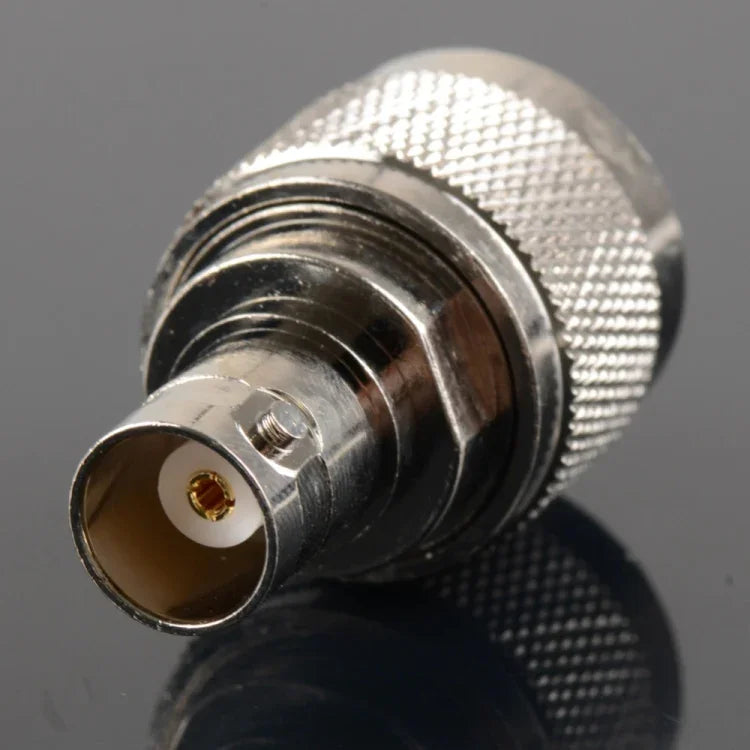 Đầu nối chuyển đổi UG-273 UHF Male Plug sang BNC Female Plug mạ Niken, UHF Male sang BNC Female