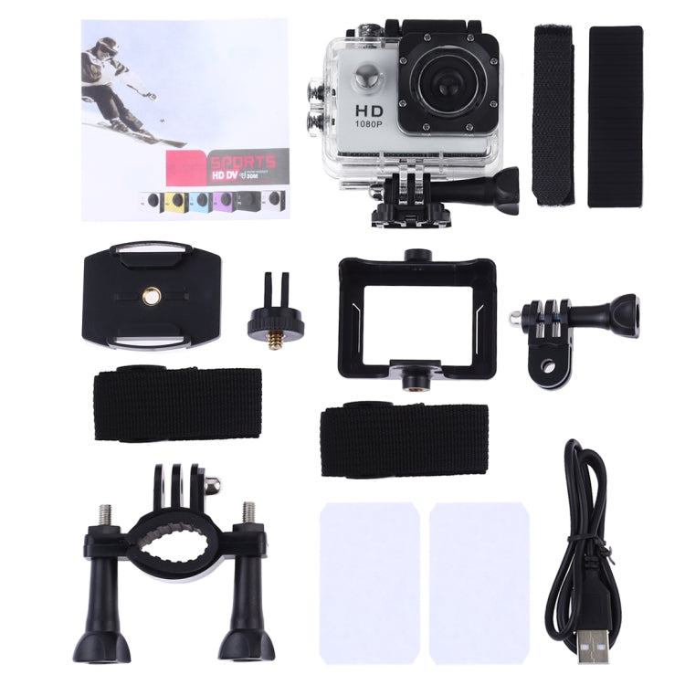 Máy quay thể thao SJ4000 Full HD 1080P màn hình LCD 1.5 inch với hộp chống nước, cảm biến CMOS 12.0 Mega, chống nước 30m