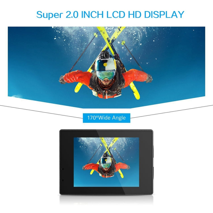 Máy quay thể thao SJ4000 Full HD 1080P màn hình LCD 1.5 inch với hộp chống nước, cảm biến CMOS 12.0 Mega, chống nước 30m