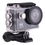H9 Camera Thể Thao WiFi Màn Hình LCD 2 inch 12MP 4K Ultra HD1080P, Ống Kính Góc Rộng 170 Độ, Chống Nước 30m, H9 4K (Màu Đen)