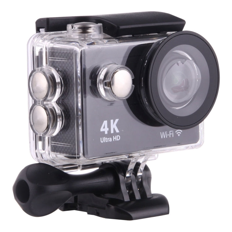 H9 Camera Thể Thao WiFi Màn Hình LCD 2 inch 12MP 4K Ultra HD1080P, Ống Kính Góc Rộng 170 Độ, Chống Nước 30m, H9 4K (Màu Đen)