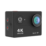 H9 Camera Thể Thao WiFi Màn Hình LCD 2 inch 12MP 4K Ultra HD1080P, Ống Kính Góc Rộng 170 Độ, Chống Nước 30m, H9 4K (Màu Đen)
