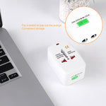 Bộ chuyển đổi du lịch đa năng toàn cầu 4 trong 1 (phích cắm EU + AU + UK + US), Bộ chuyển đổi du lịch