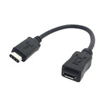 Cáp CY-201 USB 3.1 Type-C đực sang Micro USB 2.0 cái cho Nokia N1, dài cáp: 20cm