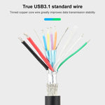 Cáp CY-201 USB 3.1 Type-C đực sang Micro USB 2.0 cái cho Nokia N1, dài cáp: 20cm