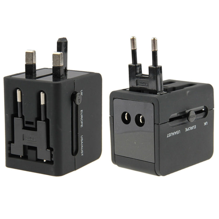 Bộ chuyển đổi du lịch đa năng 2 cổng USB 2.1A cho phích cắm EU / AU / UK / US, 2.1A