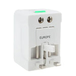 Bộ chuyển đổi nguồn AC du lịch đa năng US / EU / AU / UK có ổ cắm sạc USB, Có cổng USB