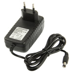 Bộ chuyển đổi nguồn chất lượng cao AC 100-240V sang DC 12V 2A, Đầu nối: 5.5 x 2.1mm, Chiều dài cáp: 1m, Phích cắm EU DC 12V 2A, Phích cắm US DC 12V 2A