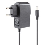Bộ chuyển đổi nguồn phích cắm EU AC 100-240V sang DC 6V 2A, Đầu nối: 5.5 x 2.1mm, Chiều dài cáp: 1.1m, Phích cắm EU DC 6V 2A