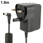 Bộ chuyển đổi nguồn phích cắm UK chất lượng cao AC 100-240V sang DC 5V 2A, Đầu nối: 5.5 x 2.5mm, Chiều dài cáp: 1.8m