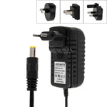 Bộ chuyển đổi nguồn 4 trong 1 cắm EU + US + UK + AU AC 100-240V sang DC 12V 3A, Đầu nối: 5.5 x 2.1mm, Chiều dài cáp: khoảng 1.2m, Cắm EU+US+UK+AU