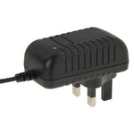 Bộ chuyển đổi nguồn cắm UK AC 100-240V sang DC 12V 1A, Đầu nối: 5.5 x 2.1mm, Chiều dài cáp: khoảng 90cm, DC 12V 1A, Cắm UK