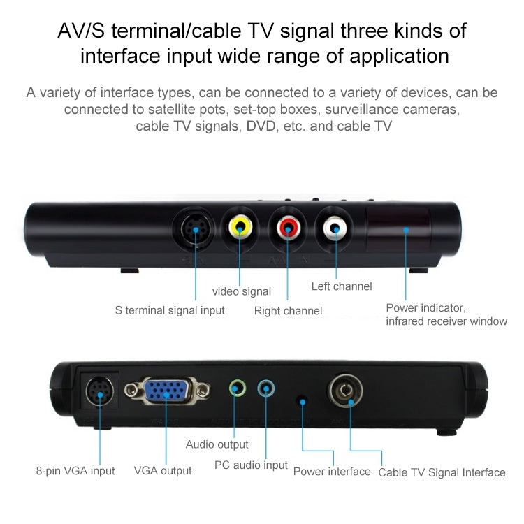 Hộp TV LCD HD có điều khiển từ xa, TV (PAL-BG+PAL-DK)