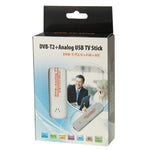 USB 2.0 mini module kép thu sóng TV DVB analog, Hỗ trợ FM + AV + DVB-T / T2 / C, DVB-T/T2/C