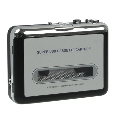 Máy chuyển đổi băng cassette sang MP3 USB cho PC, Thu âm nhạc, Băng sang MP3 màu đen