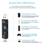 Đầu đọc thẻ D-188 3 trong 1 TF & USB sang Micro USB & Type-C OTG Adapter Connector