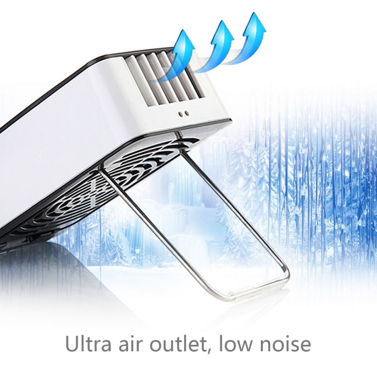 Quạt điều hòa không khí USB cầm tay có giá đỡ