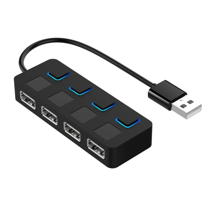 Bộ chia USB 2.0 4 cổng có 4 công tắc, 4 cổng với 4 công tắc (Đen), 4 cổng với 4 công tắc (Trắng)