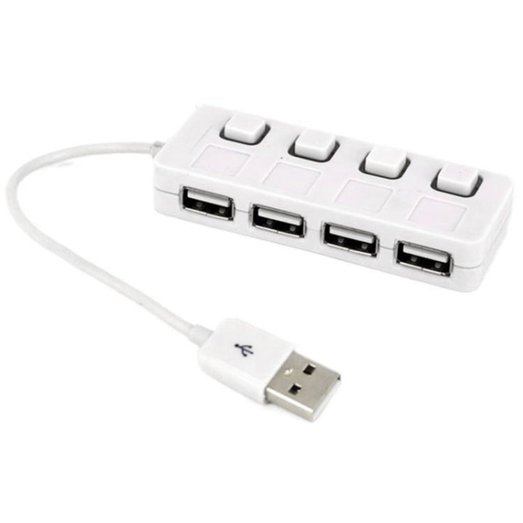 Bộ chia USB 2.0 4 cổng có 4 công tắc, 4 cổng với 4 công tắc (Đen), 4 cổng với 4 công tắc (Trắng)