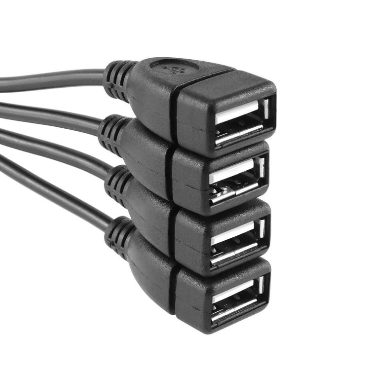 Hub cáp USB 2.0 4 cổng tốc độ cao 480Mbps đa năng cho PC