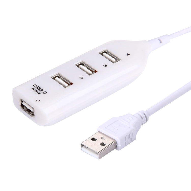 Bộ chia USB 2.0 4 cổng, chiều dài cáp 30cm, 4 cổng (Đen), 4 cổng (Trắng)