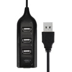 Bộ chia USB 2.0 4 cổng, chiều dài cáp 30cm, 4 cổng (Đen), 4 cổng (Trắng)