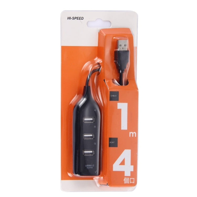 Bộ chia USB 2.0 4 cổng, chiều dài cáp 30cm, 4 cổng (Đen), 4 cổng (Trắng)