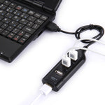 Bộ chia USB 2.0 4 cổng, chiều dài cáp 30cm, 4 cổng (Đen), 4 cổng (Trắng)