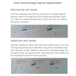 Kim đầu kim cho mâm đĩa than USB Stereo