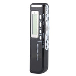 Máy ghi âm kỹ thuật số 4GB, máy ghi âm MP3, hỗ trợ ghi âm điện thoại, chức năng VOX (màu đen)