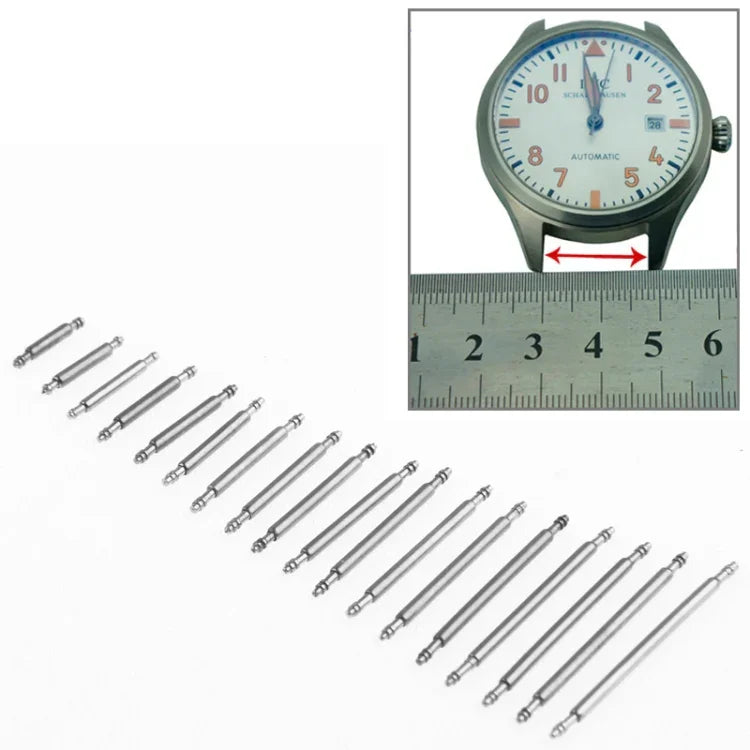Bộ dụng cụ sửa đồng hồ thép không gỉ 8-25mm, thanh lò xo dây đồng hồ, 8-25mm
