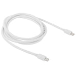 Cáp Mini DP DisplayPort cho Apple iMac MacBook Pro, dài 2m, Mini DP đực sang Mini DP đực
