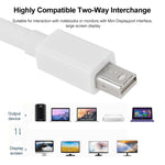 Cáp Mini DP DisplayPort cho Apple iMac MacBook Pro, dài 2m, Mini DP đực sang Mini DP đực